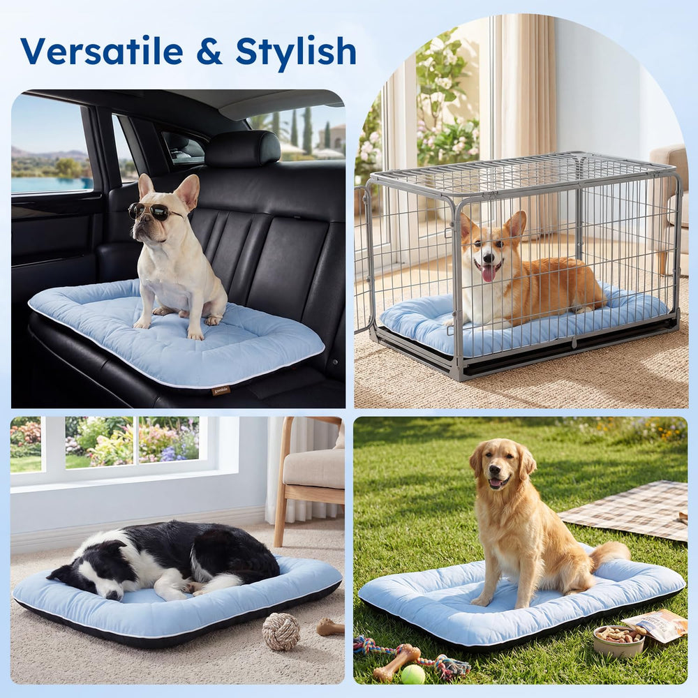 ZOMISIA cooling dog bed washable fabric, easy care
