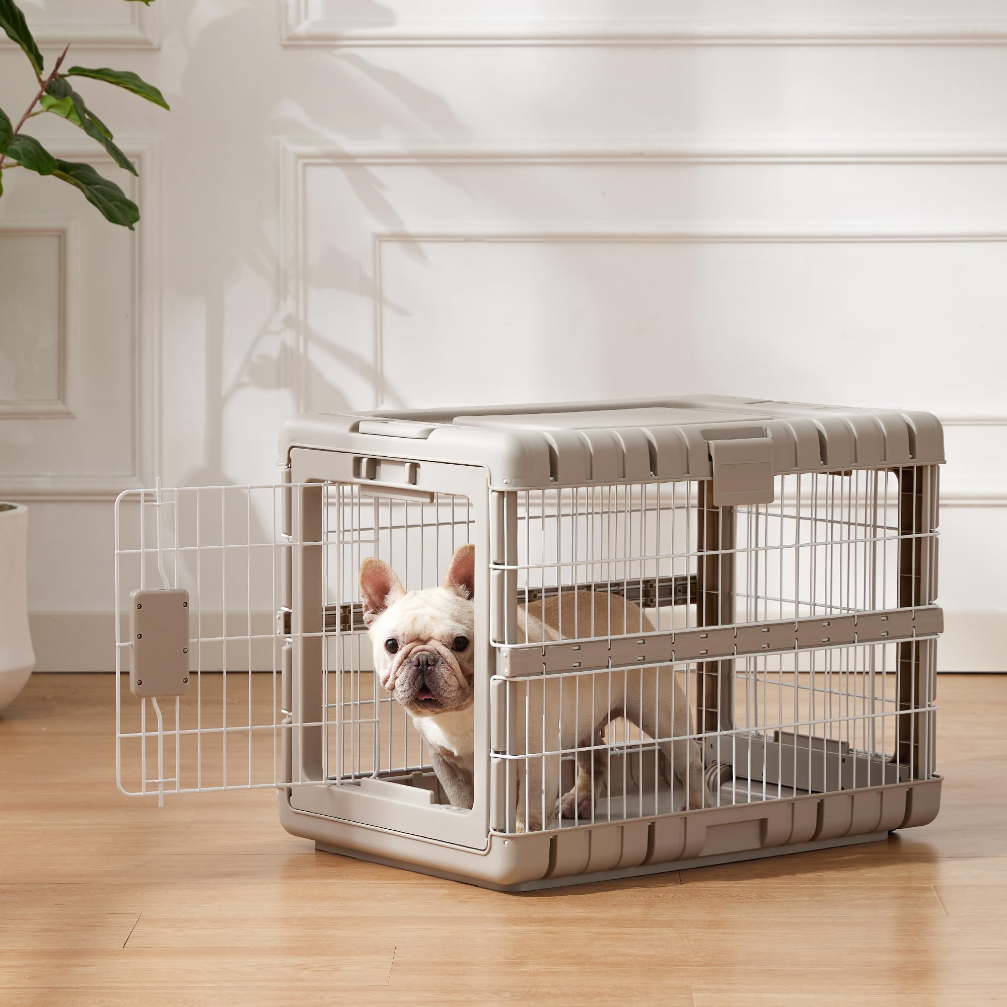 ZOMISIA 27.95 x 18.9 x 21.65 inch crate, SUV trunk compatible.