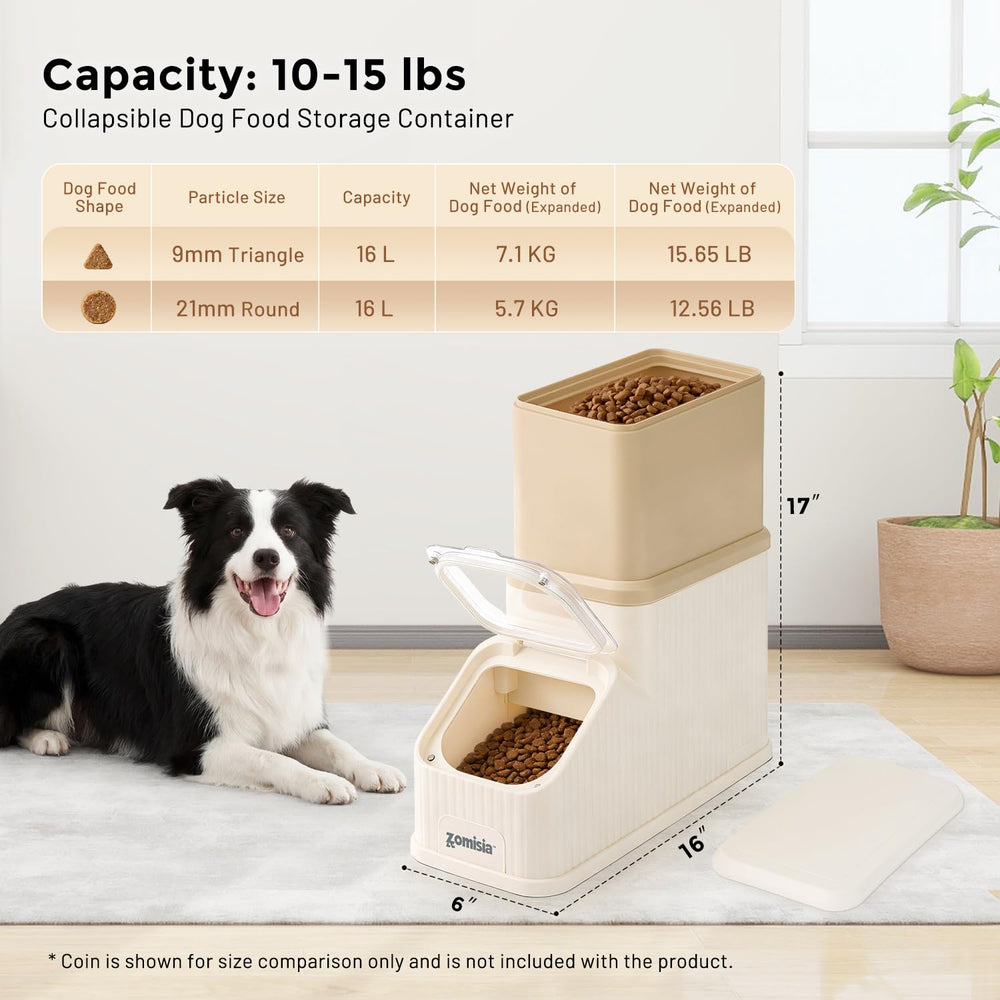 ZOMISIA easy bottom scoop enables clean, effortless feeding.