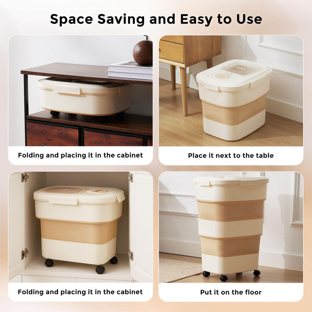 ZOMISIA BPA-free materials ensure safe storage of pet food