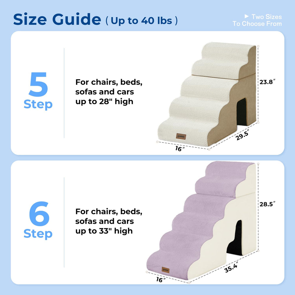 ZOMISIA dog ramp showing tunnel feature for multi-pet play.