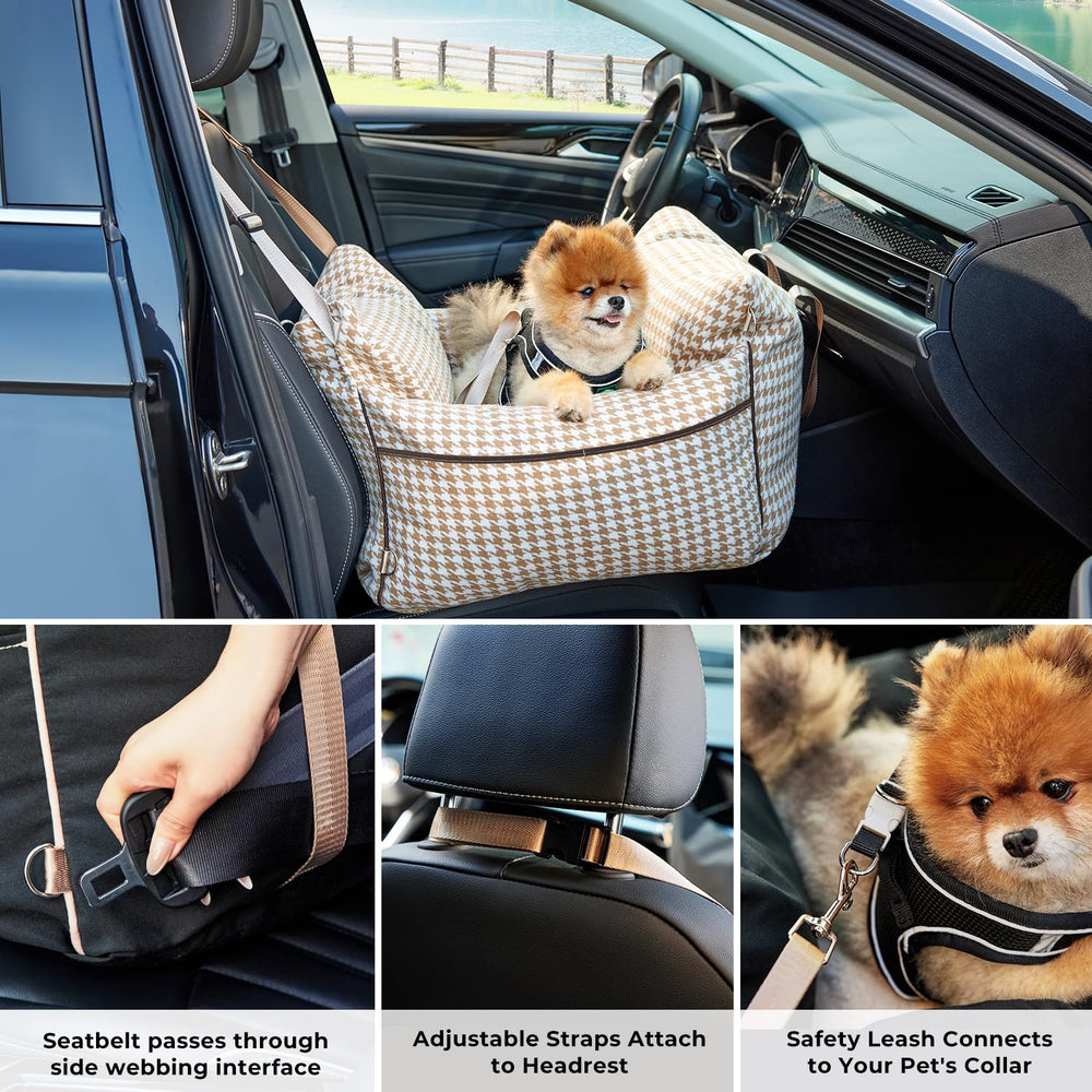 ZOMISIA dog seat memory foam fill delivering plush comfort for small pets