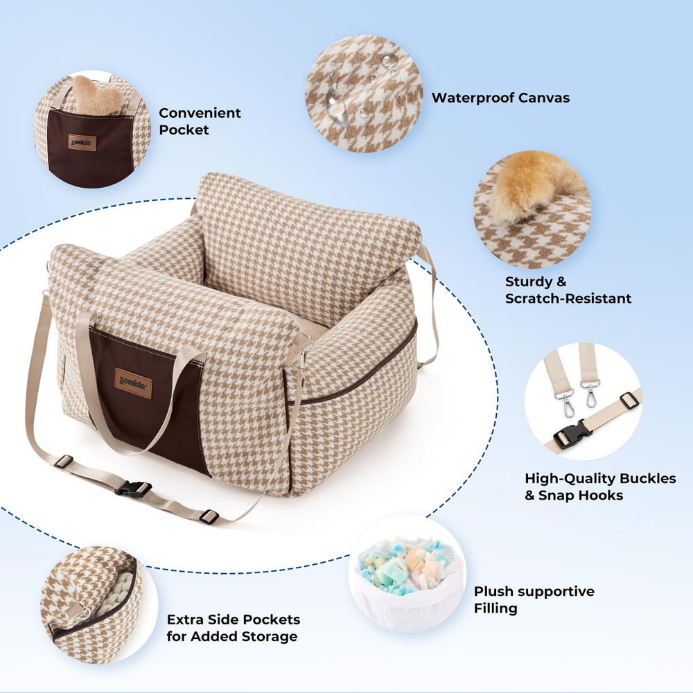 ZOMISIA dog seat waterproof cover provides easy wipe-clean protection