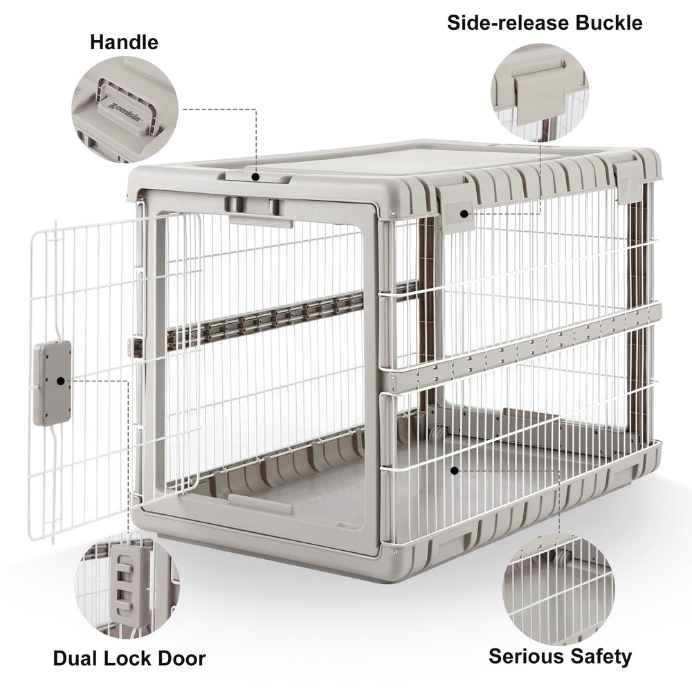 ZOMISIA escape-proof kennel for calm, secure space