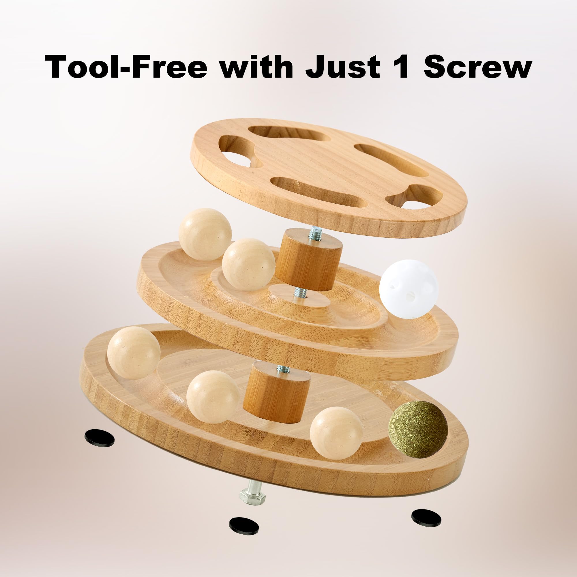 ZOMISIA five wooden balls and a bell ball spark motion and interaction.