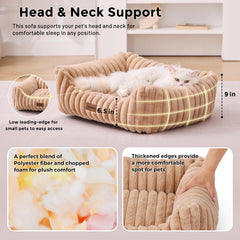 ZOMISIA fluffy faux rabbit fur cover adds a warm, cozy touch.