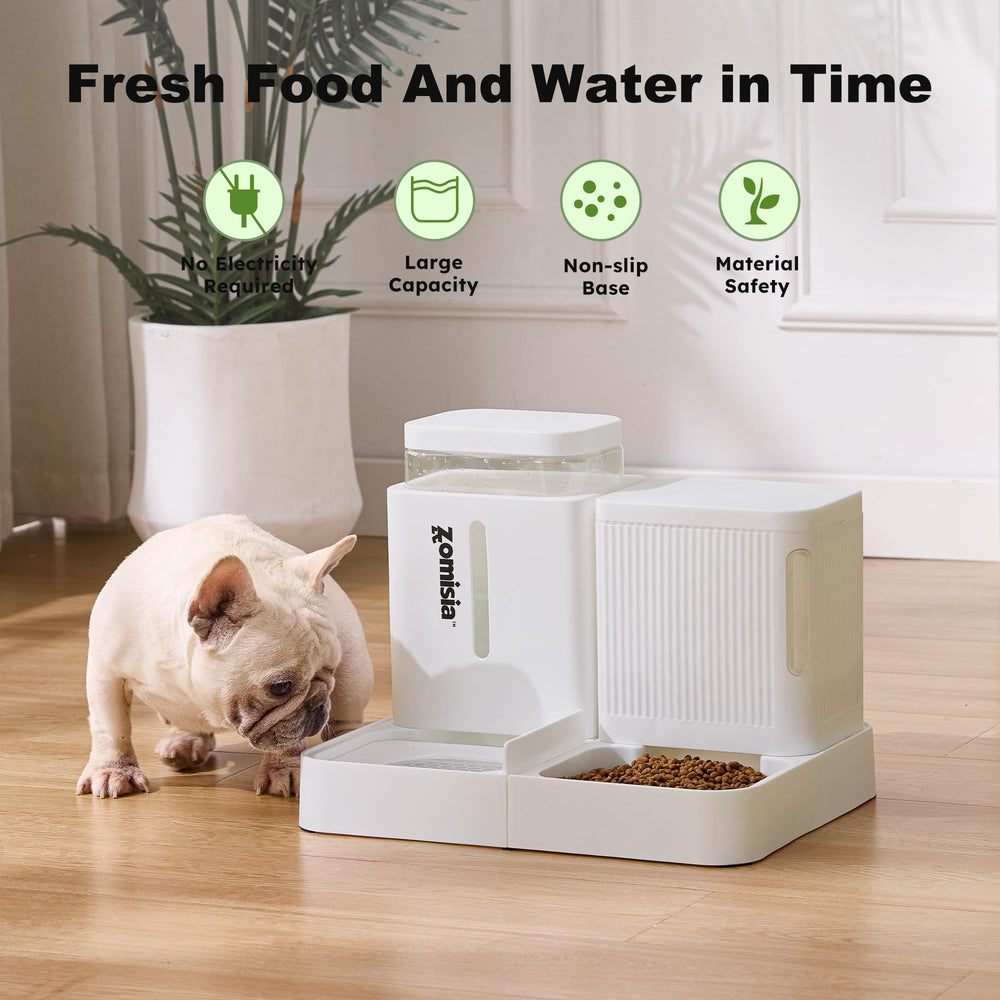 ZOMISIA gravity dog feeder non-toxic materials ensure pet safety