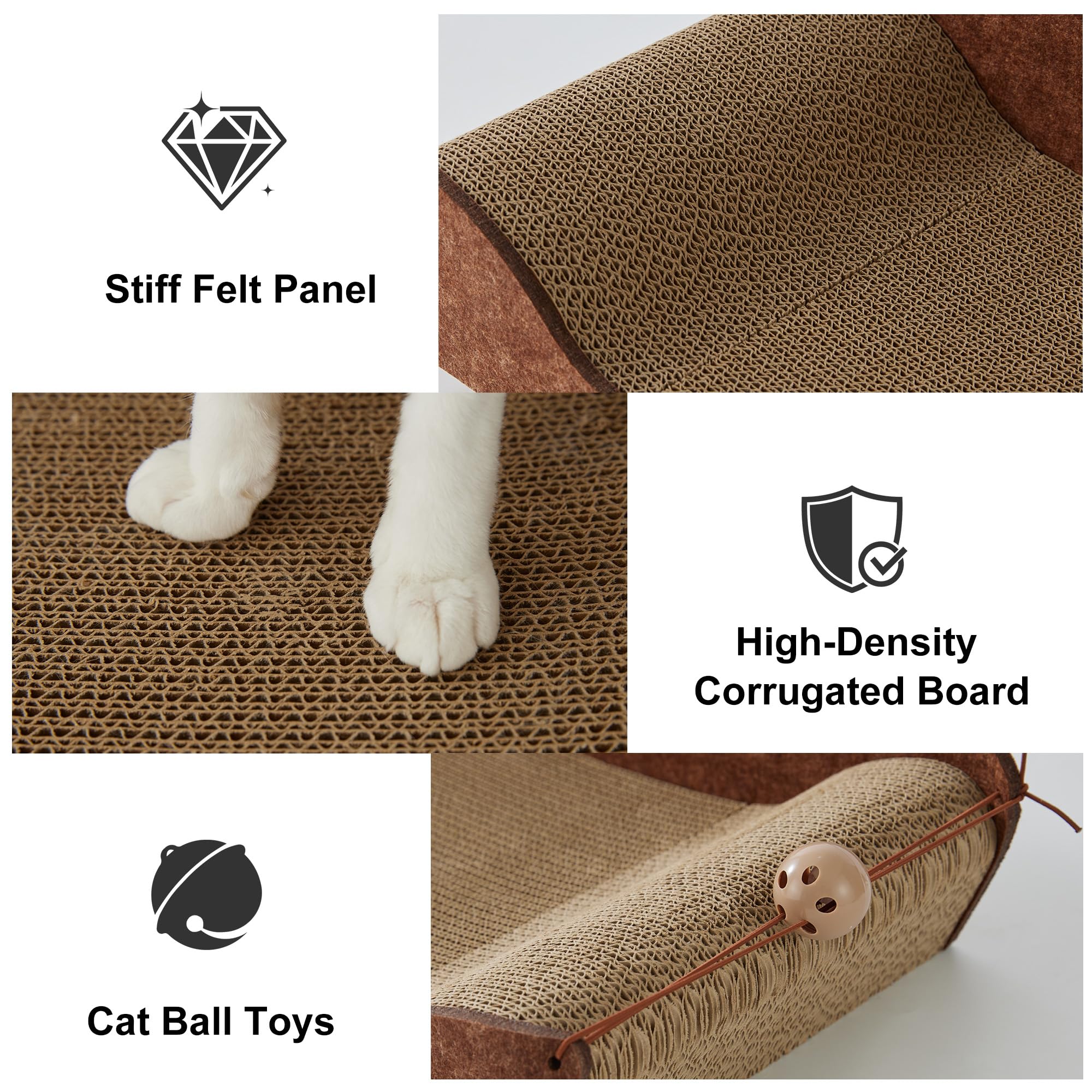 ZOMISIA indoor cat furniture protection helps keep your furniture scratch-free.