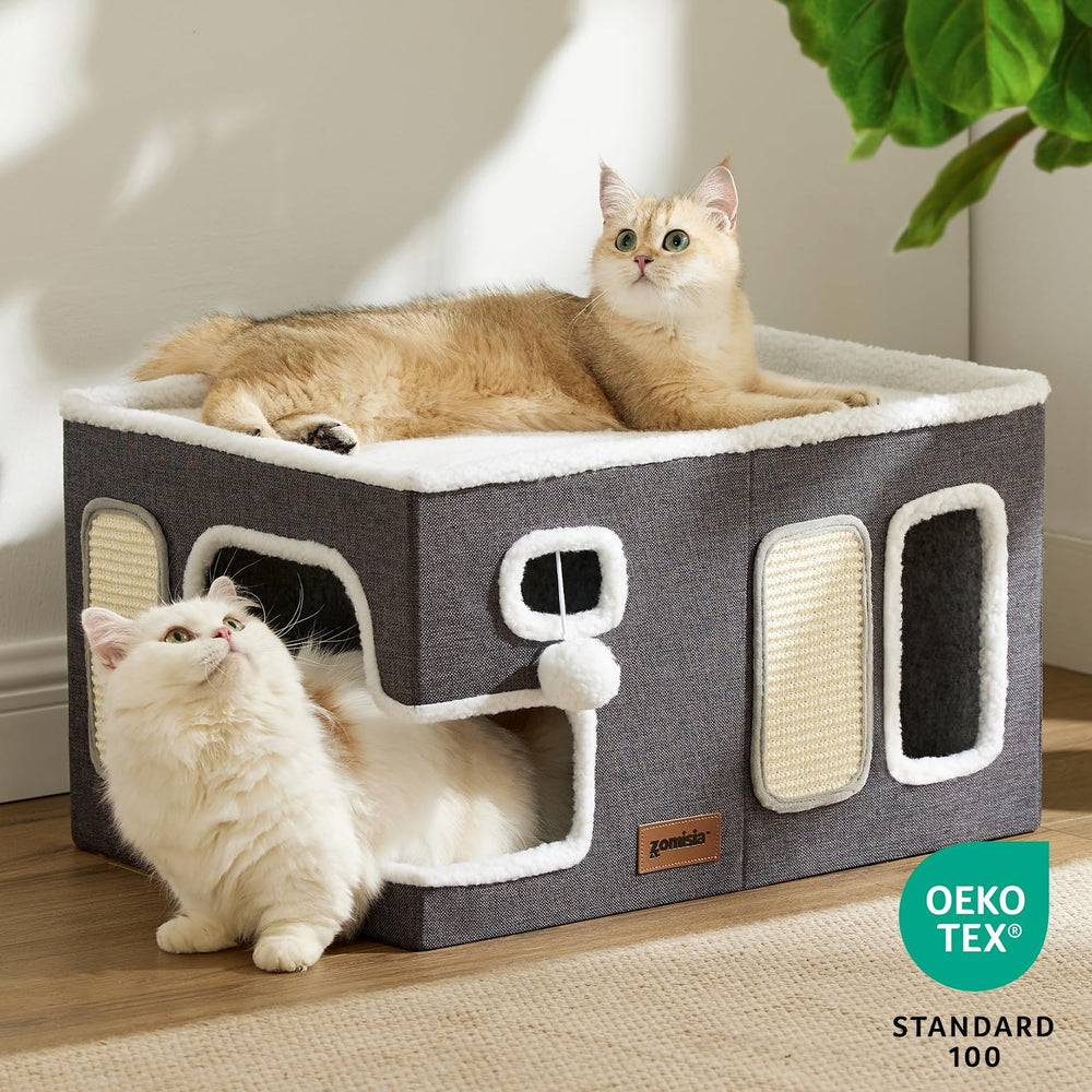 ZOMISIA multi-cat design supporting lounging for several pets