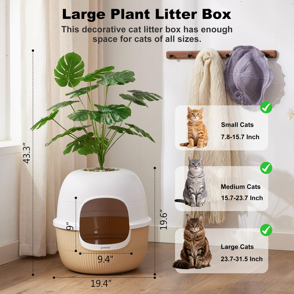 ZOMISIA odor-control vent with filter cotton helps keep air fresh
