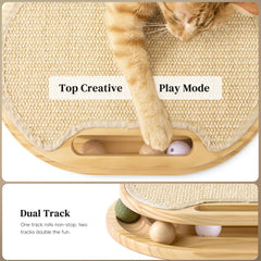 ZOMISIA sisal scratch pad provides durable scratching surface for indoor cats.