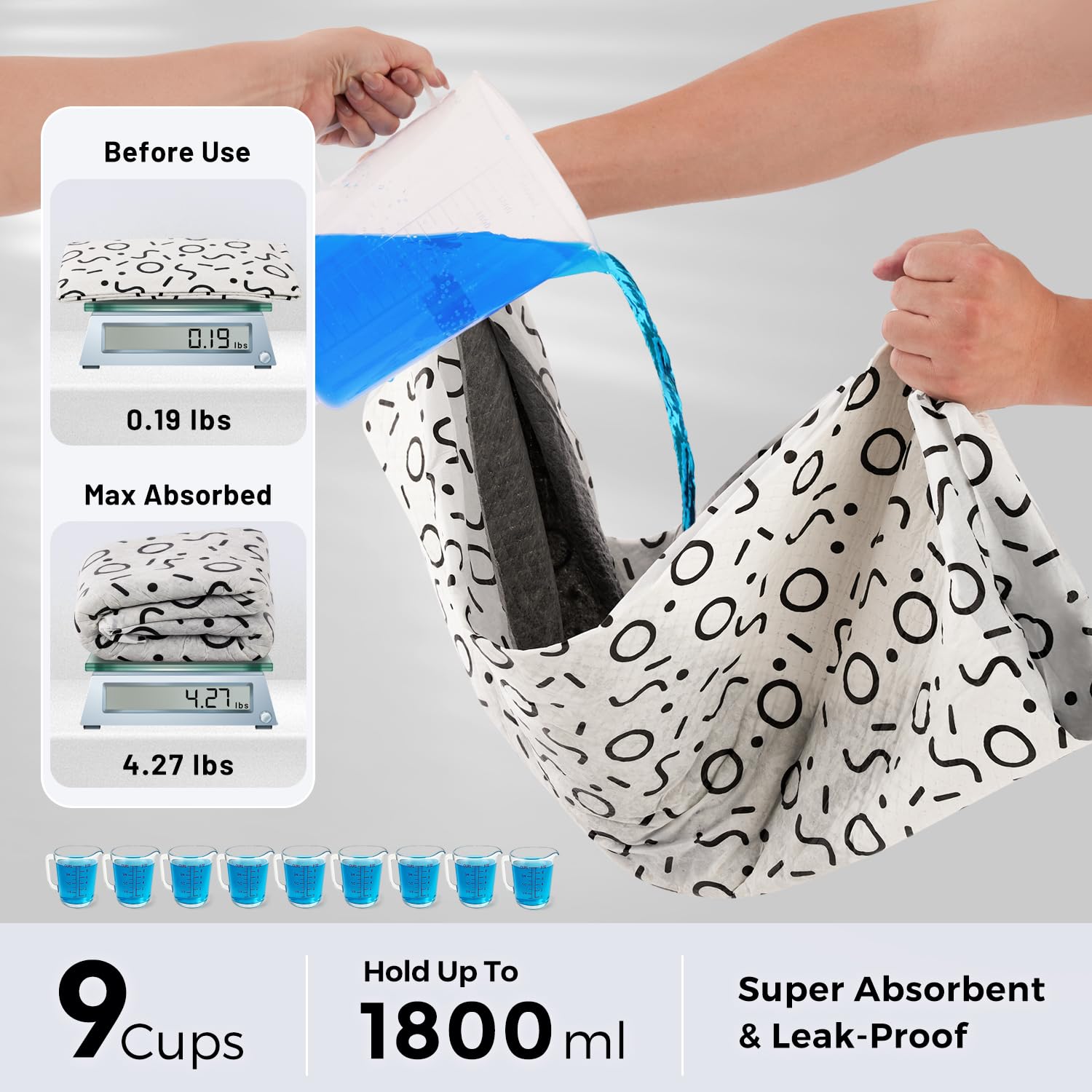 ZOMISIA waterproof backing-28x34-5 protecting floors during use