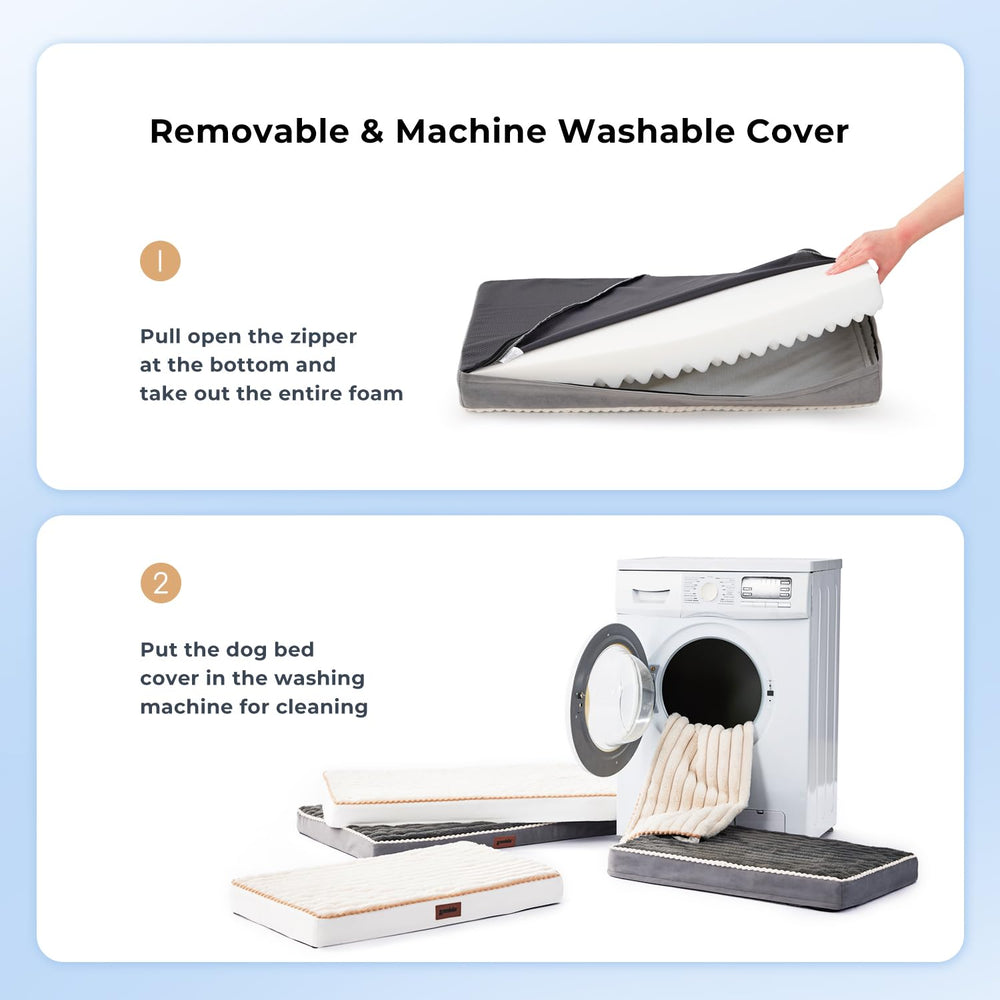 ZOMISIA XL crate bed machine washable cover for easy cleaning
