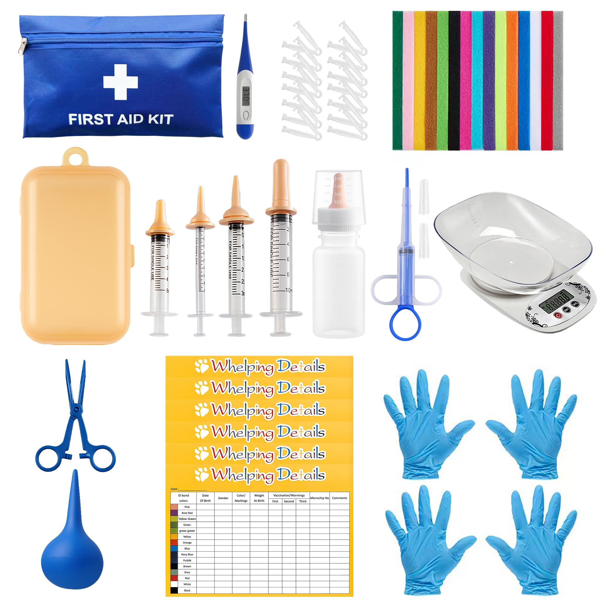 ZONEXCHIC whelping kit box keeps essentials organized for newborn care.