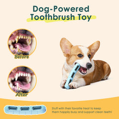 ZongniYiT Bite and Brush with stuffable design invites treats for longer play