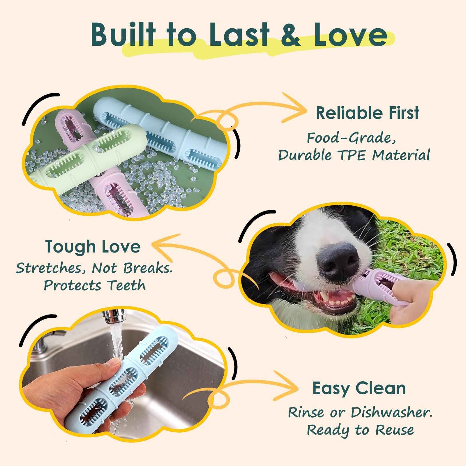 ZongniYiT easy-clean design rinses clean; dishwasher safe