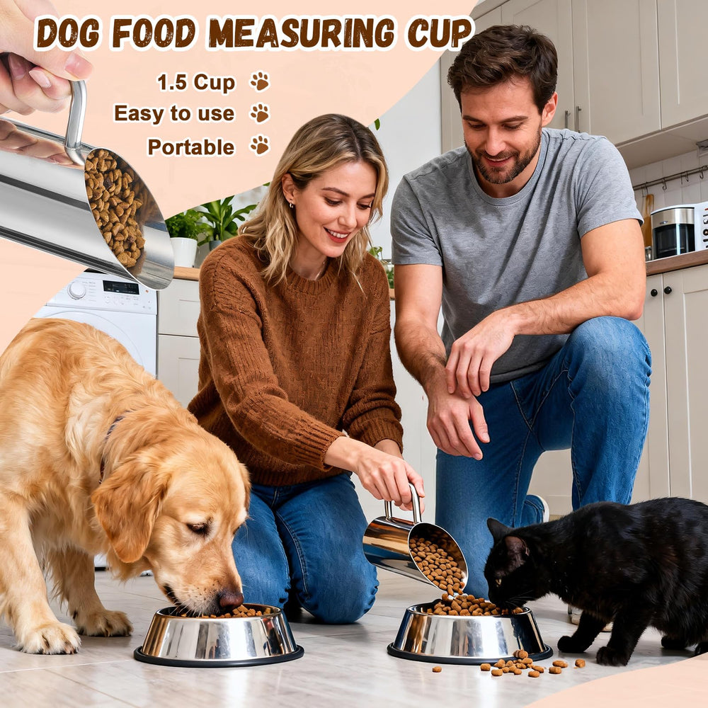 Dishwasher-safe Zonon stainless steel scoop resists odors and stains