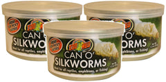 Zoo Med Can O' Silkworms can for reptiles and amphibians; easy digestion and protein boost.