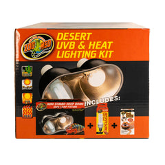Zoo Med patented double reflector concentrates heat and light into a tight beam
