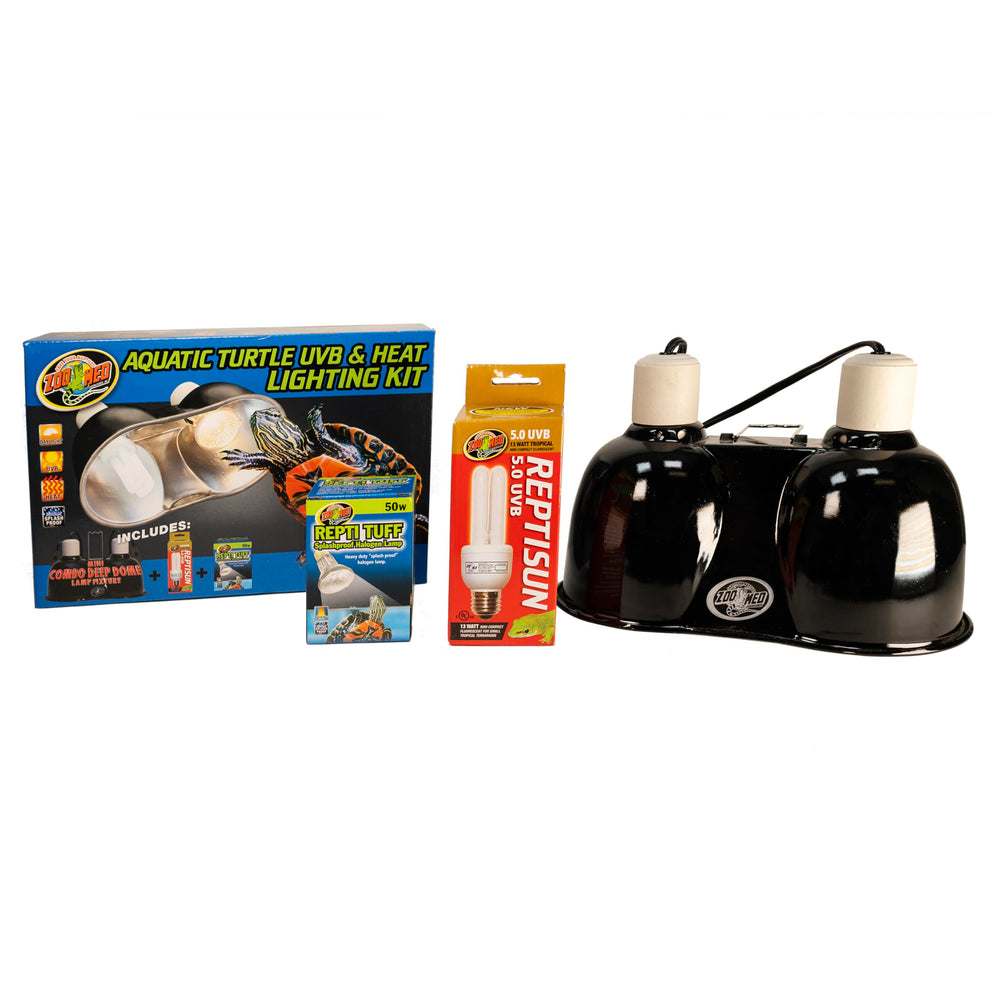 Zoo Med dual ceramic sockets support two lamps up to 100W each.