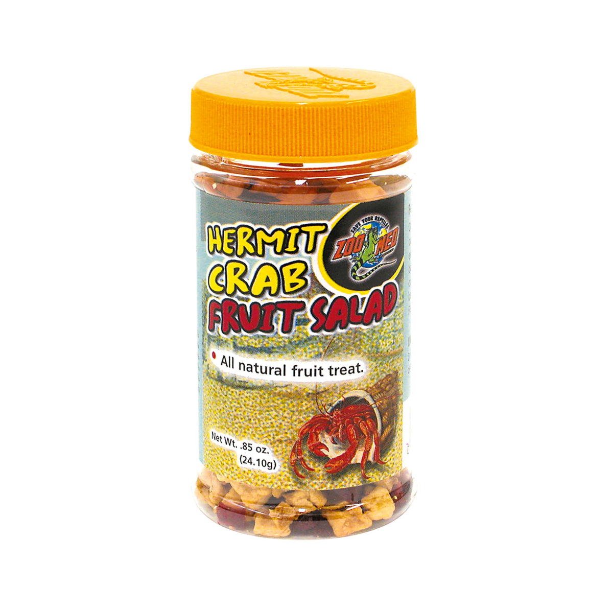 Zoo Med Hermit Crab Fruit-Salad 3-Pack offers a juicy fruit snack for enrichment.