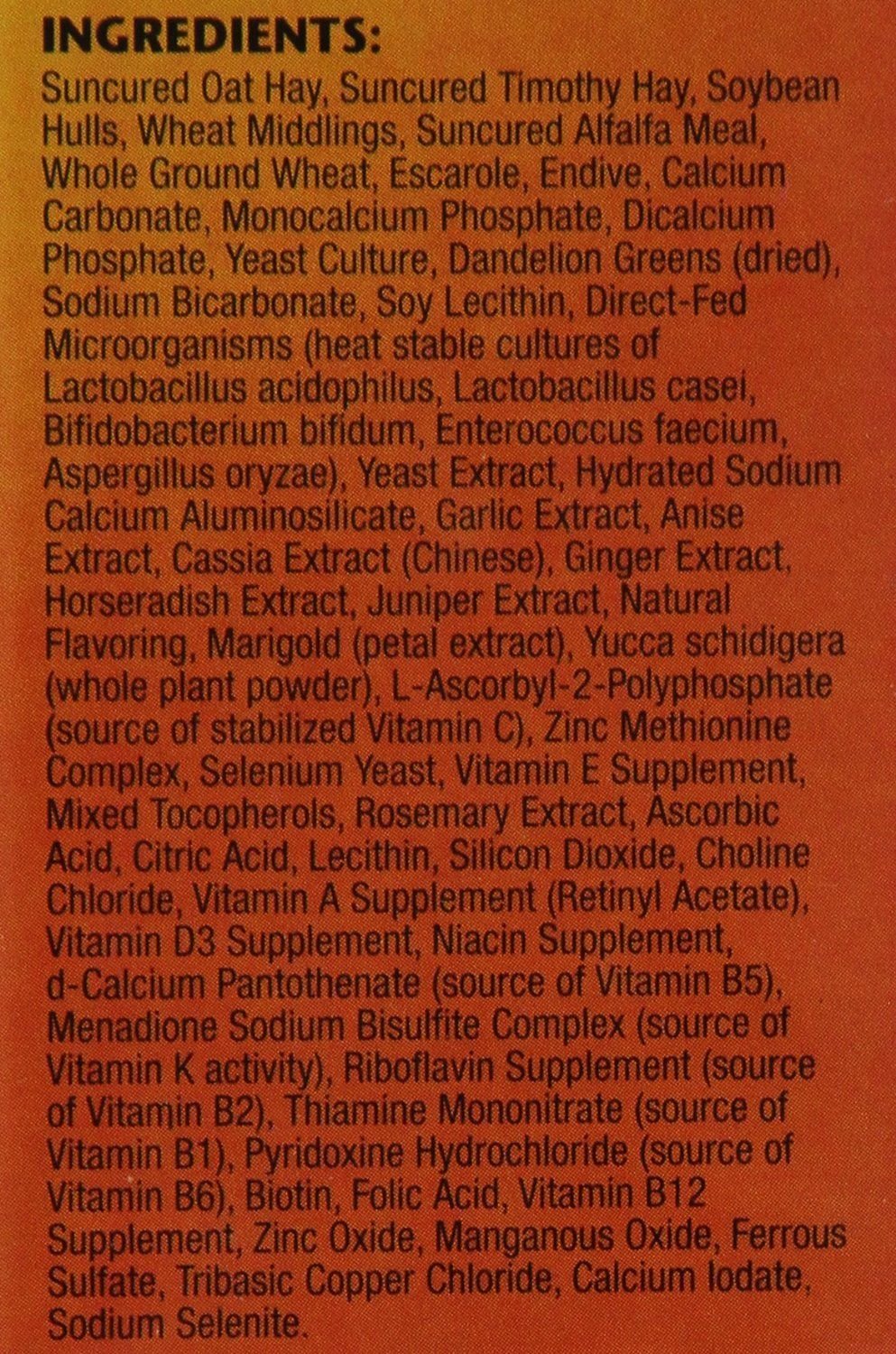 Zoo Med Natural Grassland Tortoise Food full label, balanced vitamins and minerals.
