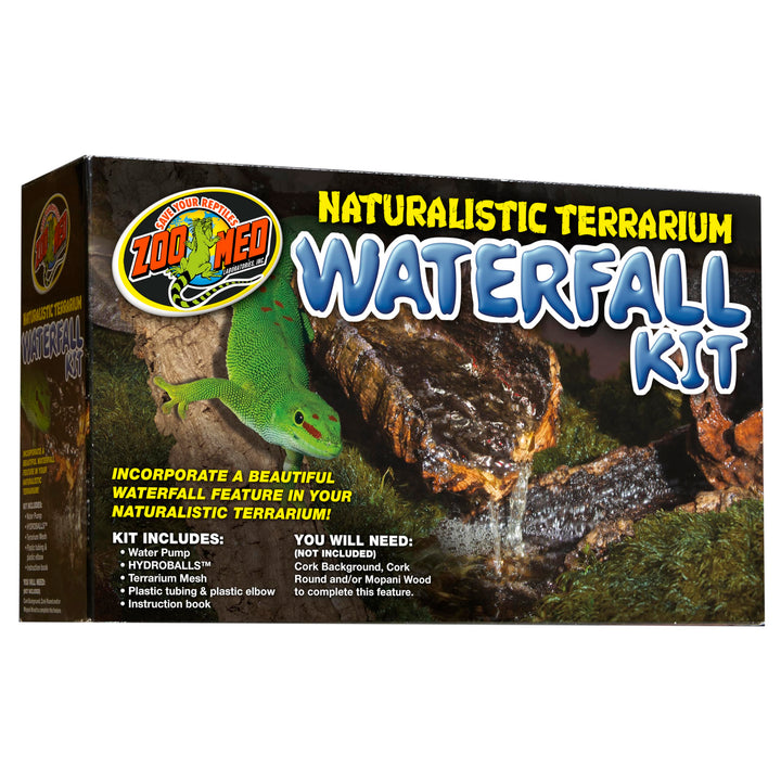 Zoo Med Naturalistic Terrarium Waterfall Kit with cascading water feature for vivariums