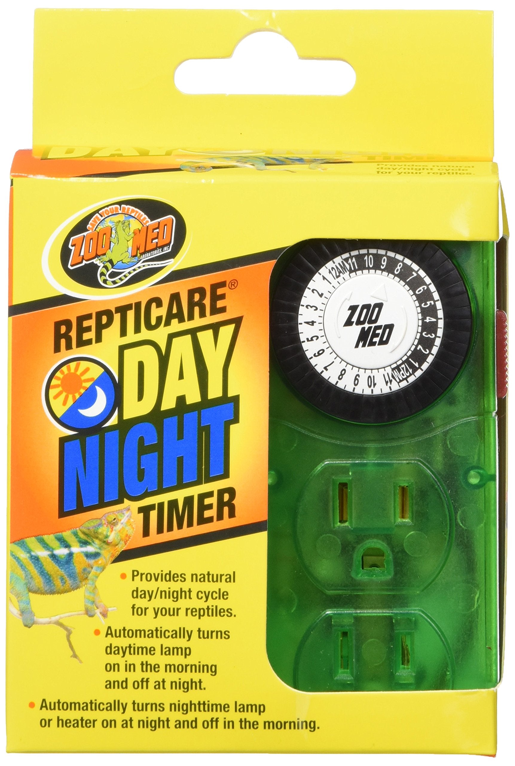 Zoo Med ReptiCare Day Night Timer setup for reliable terrarium timing