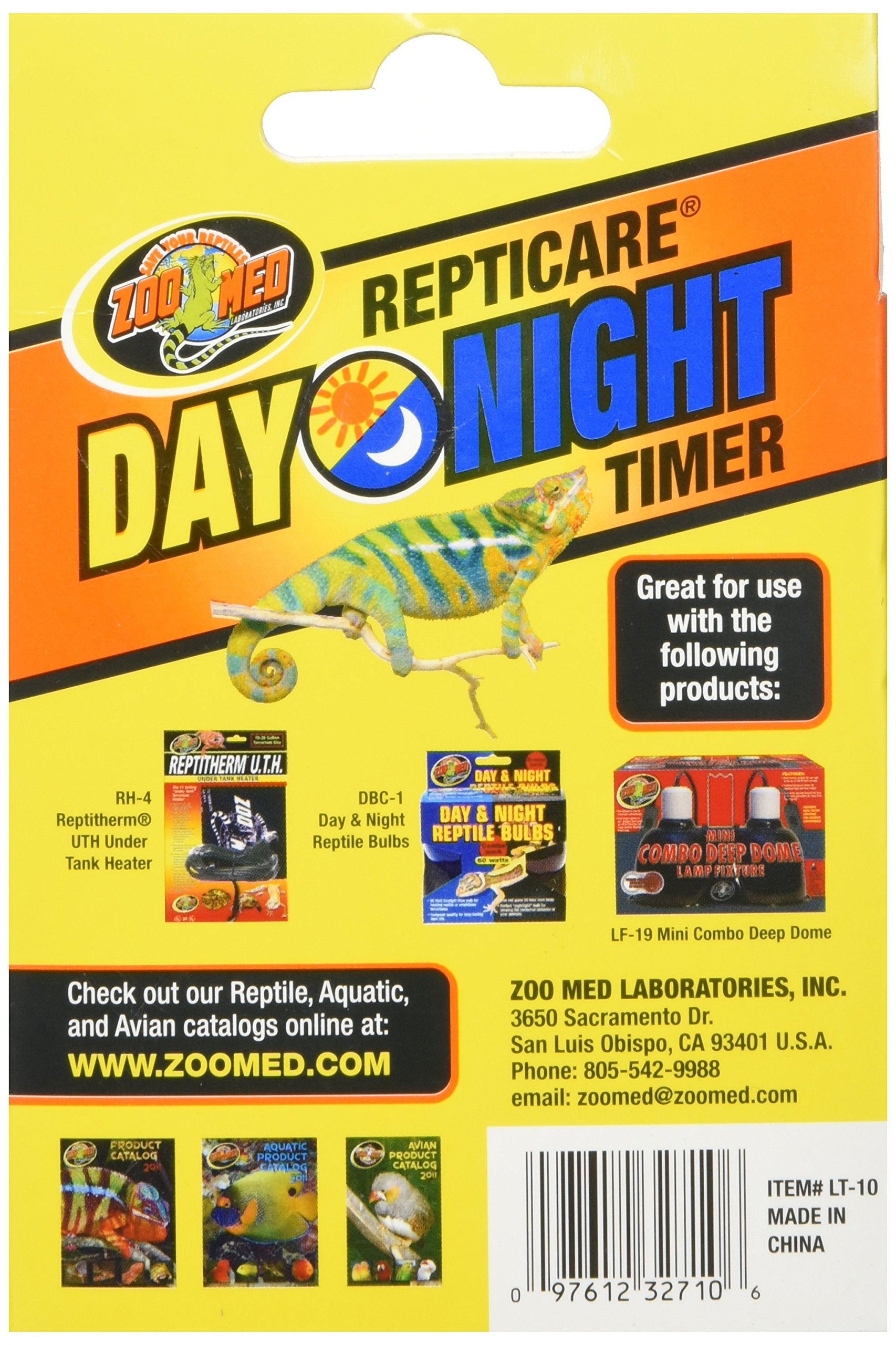 Zoo Med ReptiCare terrarium lighting cycle for natural day-night simulation