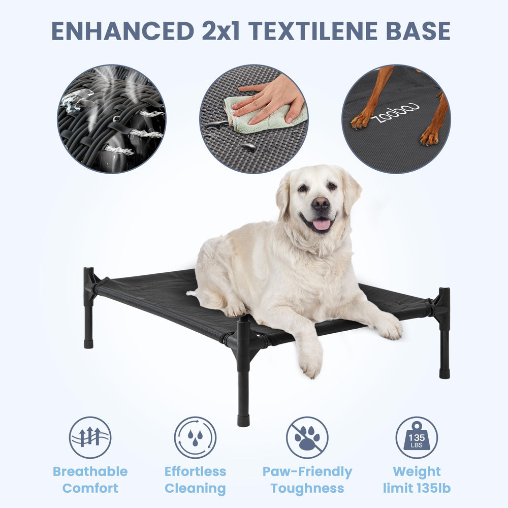 Zooba large-dog-friendly dimensions provide spacious interior for big breeds