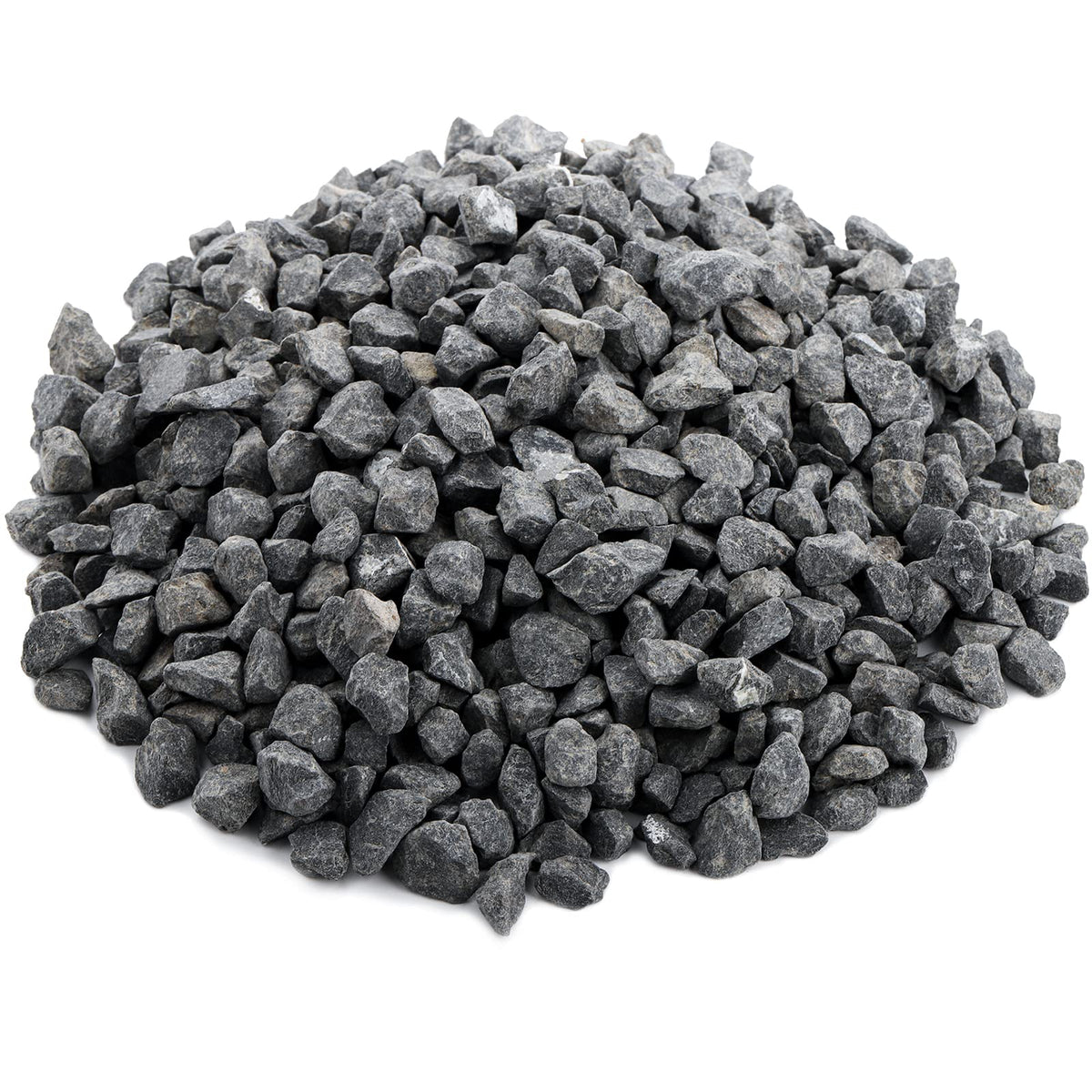 ZOOFOX 10lb natural rocks closeup; gray pebbles for terrarium textures.