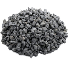 ZOOFOX 10lb natural rocks closeup; gray pebbles for terrarium textures.