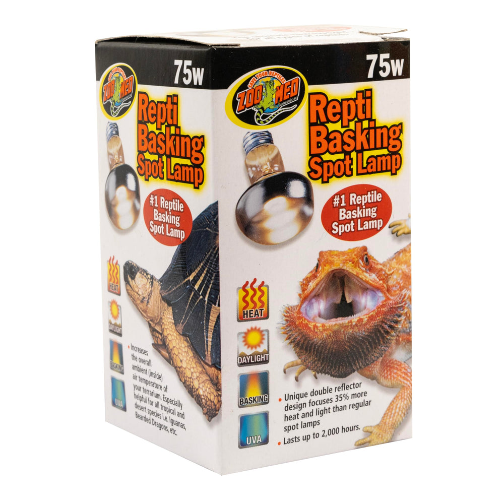 Zoo Med 75 watts heat output maintains ambient heat in terrariums for diverse species.