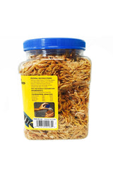 Zoo Med sun-dried red shrimp in dish demonstrates convenient feeding option for turtles.