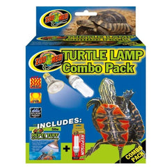 Zoo Med Turtle Tuff halogen lamp 50W for reliable basking heat in aquatic habitats