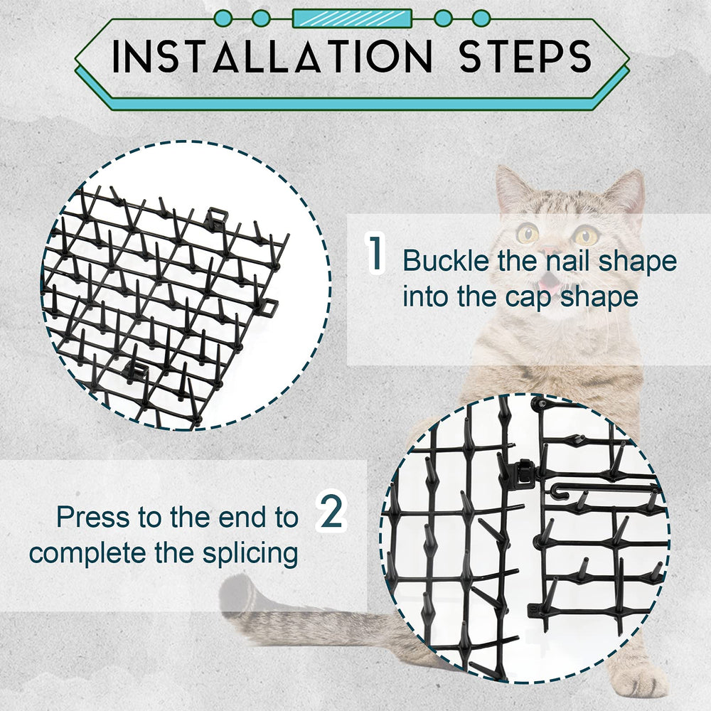 Zopeal cat repellent mat ready to cut to fit spaces.