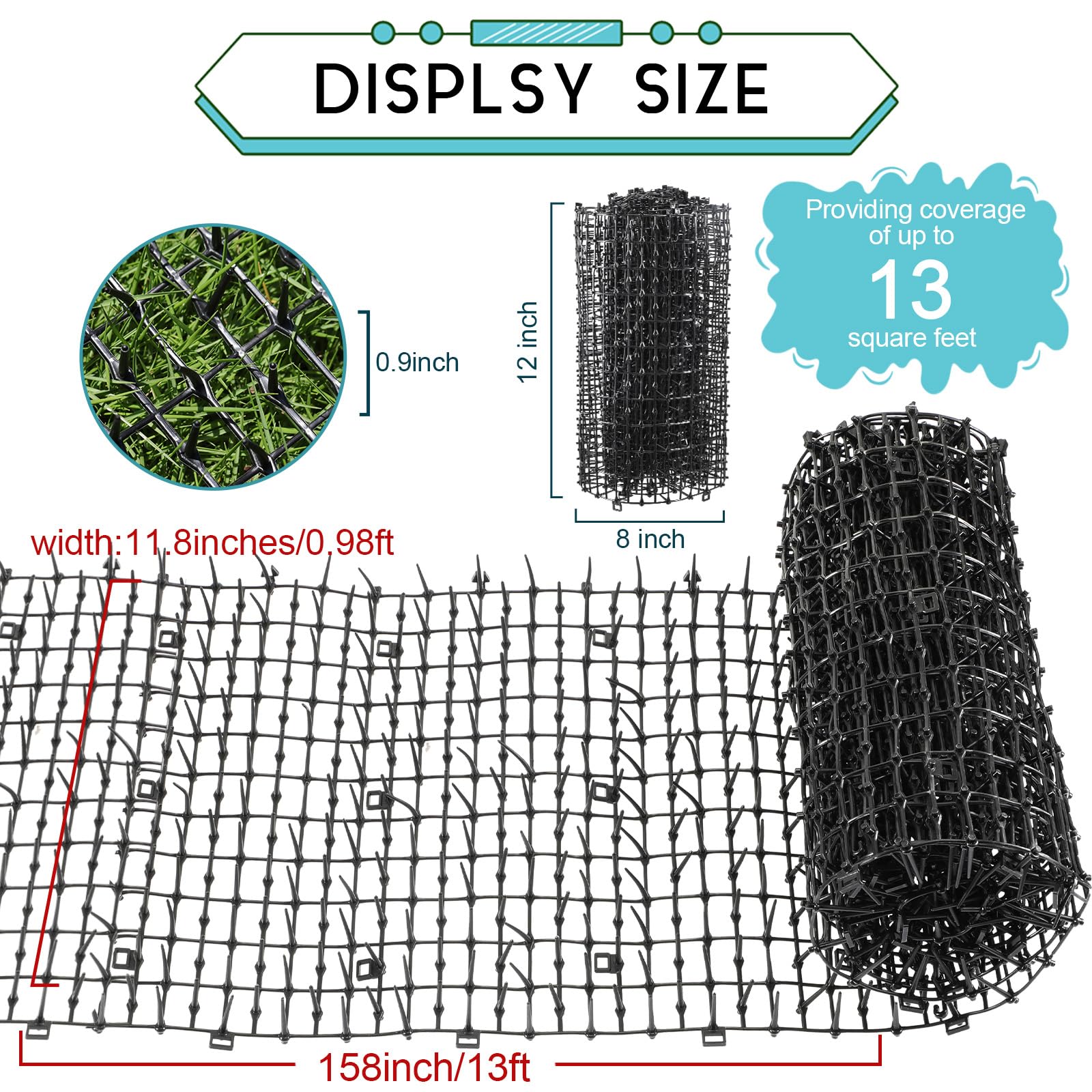 Zopeal cat repellent mat for indoor and outdoor use near doors and furniture.