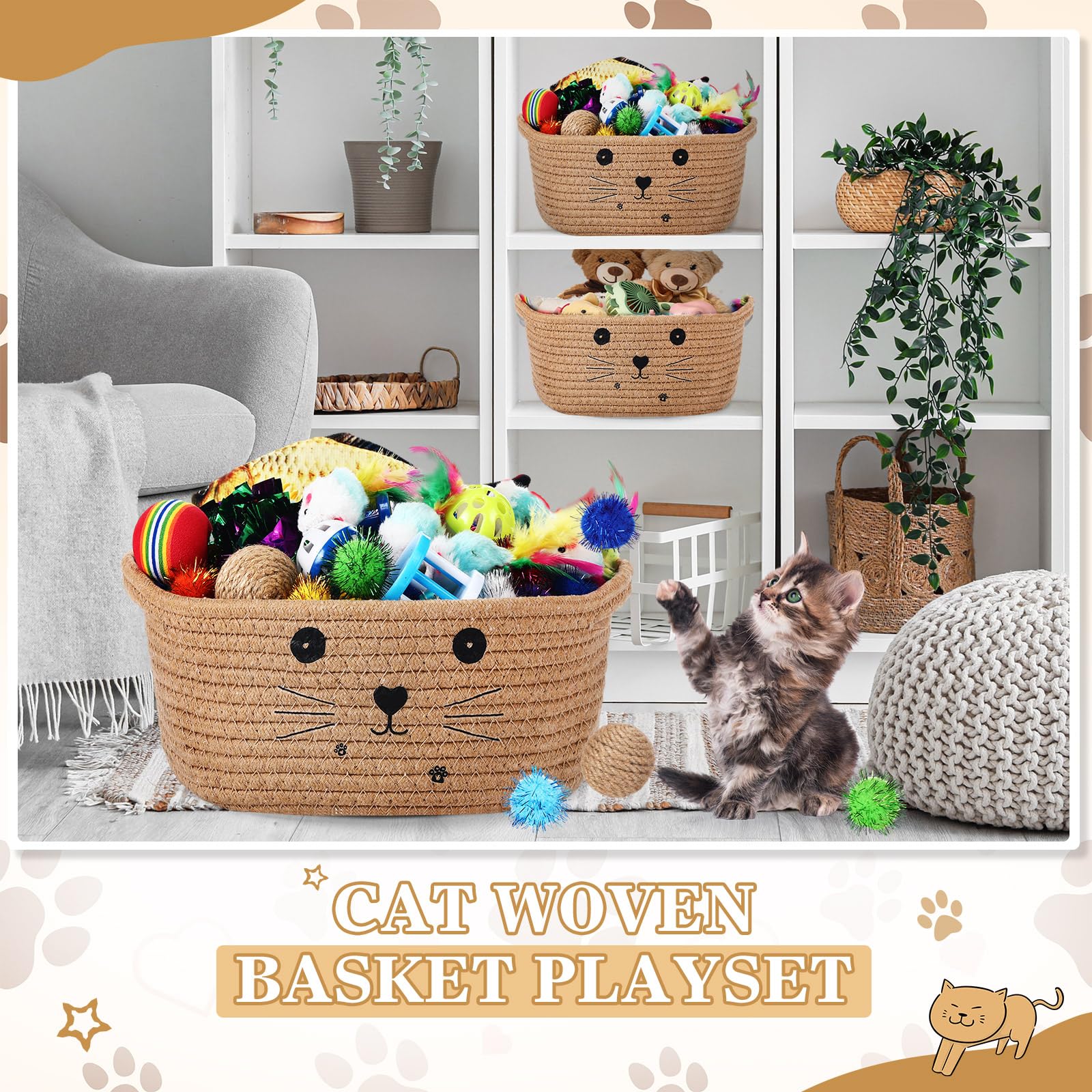 Zopeal rainbow balls spark chasing and playful pounces.