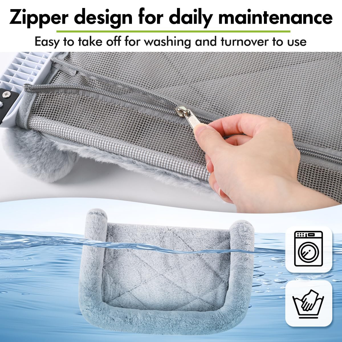 Zoratoo cat perch features easy clamp adjustment for tool-free setup on most windows.