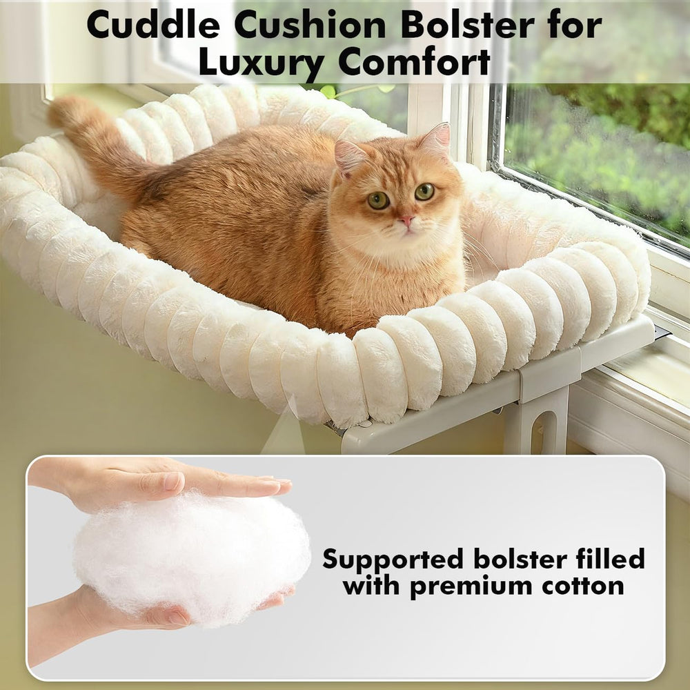 Zoratoo Cloud-Cuddle supports up to 30 pounds for comfy lounging cats.