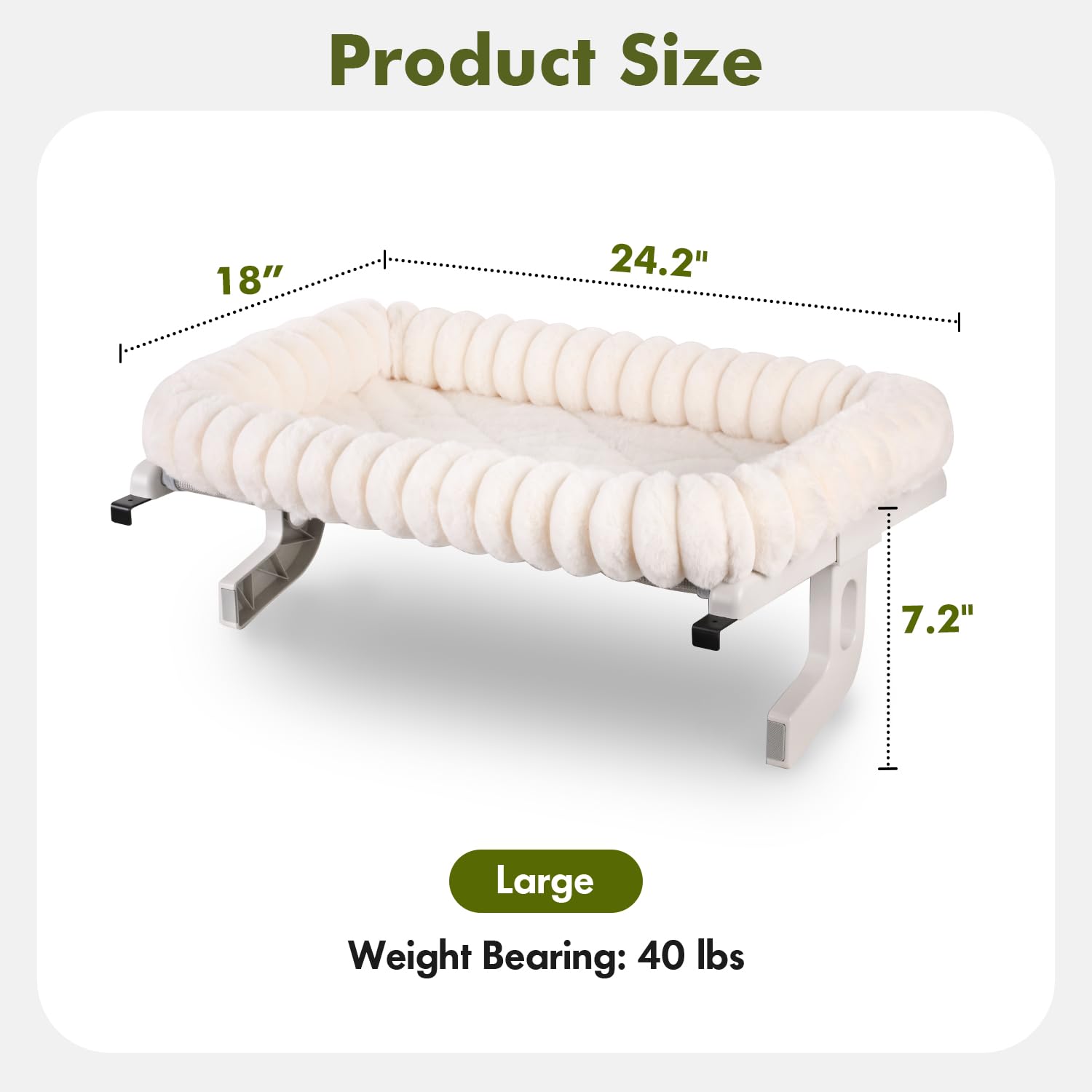 Zoratoo Cloud-Cuddle four sided bolster cushion with skin friendly fur.