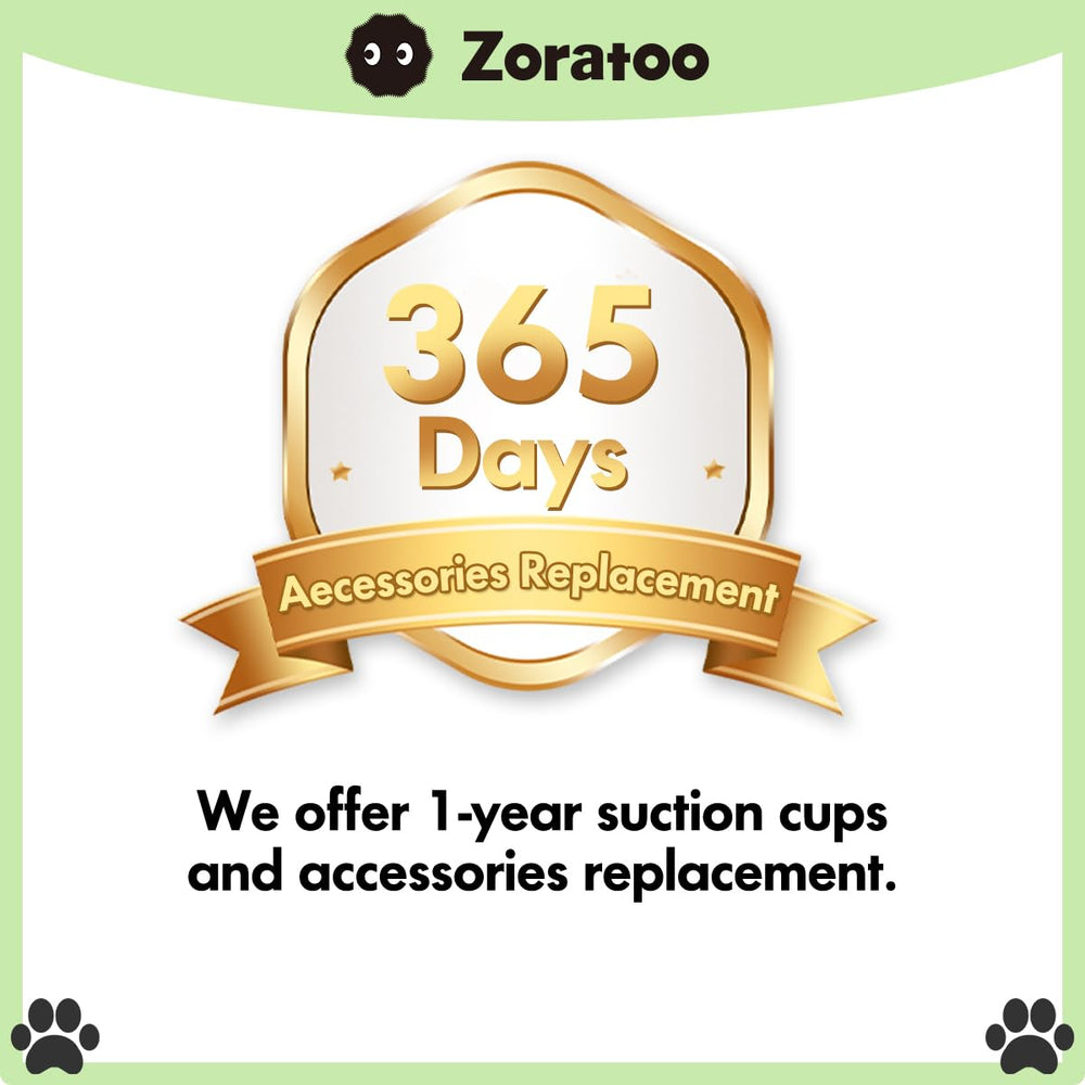 Zoratoo replacement suction cups help maintain secure installation.