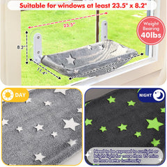 Zoratoo sunbathing window perch lets cats enjoy sunlight and view