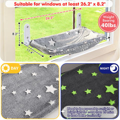 Zoratoo sunbathing window perch lets cats enjoy sunlight and views.