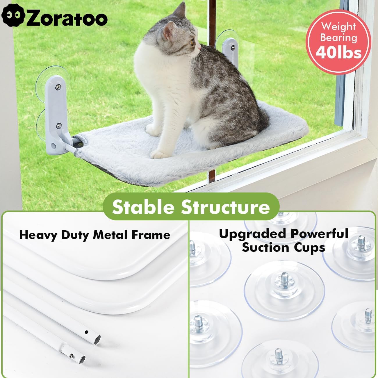 Zoratoo two-in-one-reversible-cover switches between warm fur and breathable mesh.