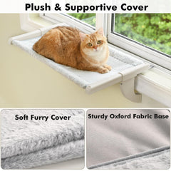 Zoratoo Window Sill Perch uses metal hooks for secure mounting—no suction cups.