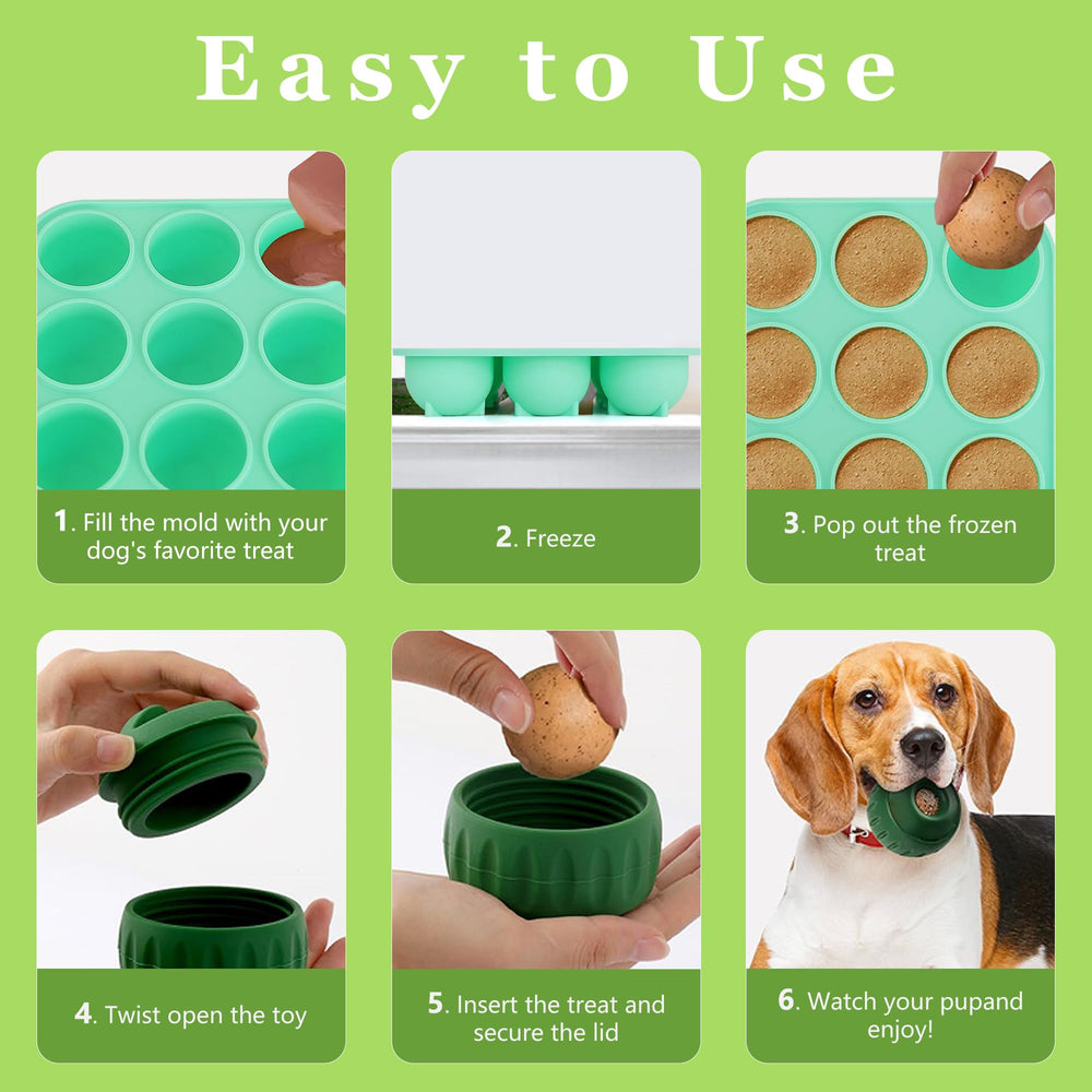 Zorazio dog treat mold with non-stick surface for quick demolding and cleaning