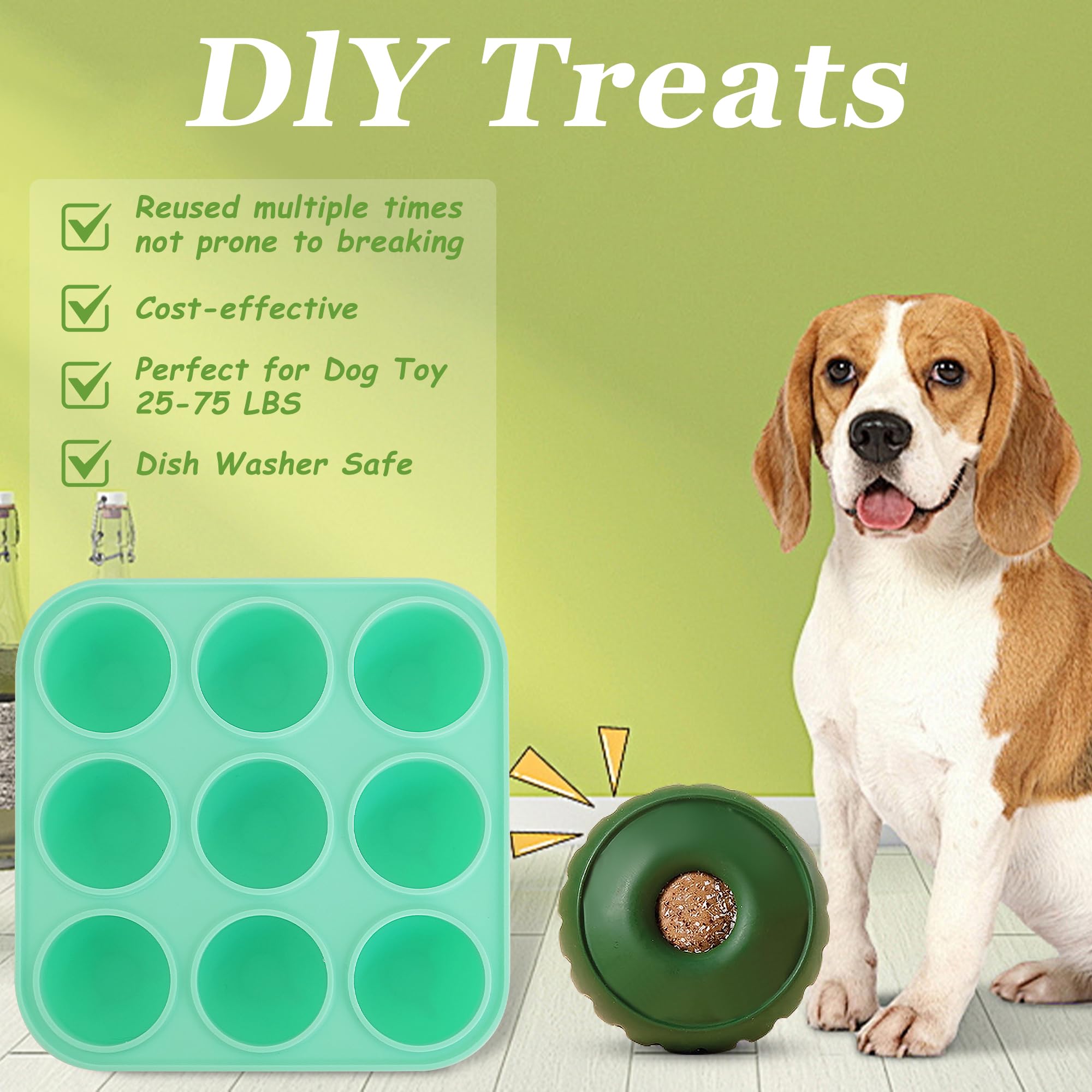 Zorazio large-dogs friendly mold for 25-75 lbs pups.