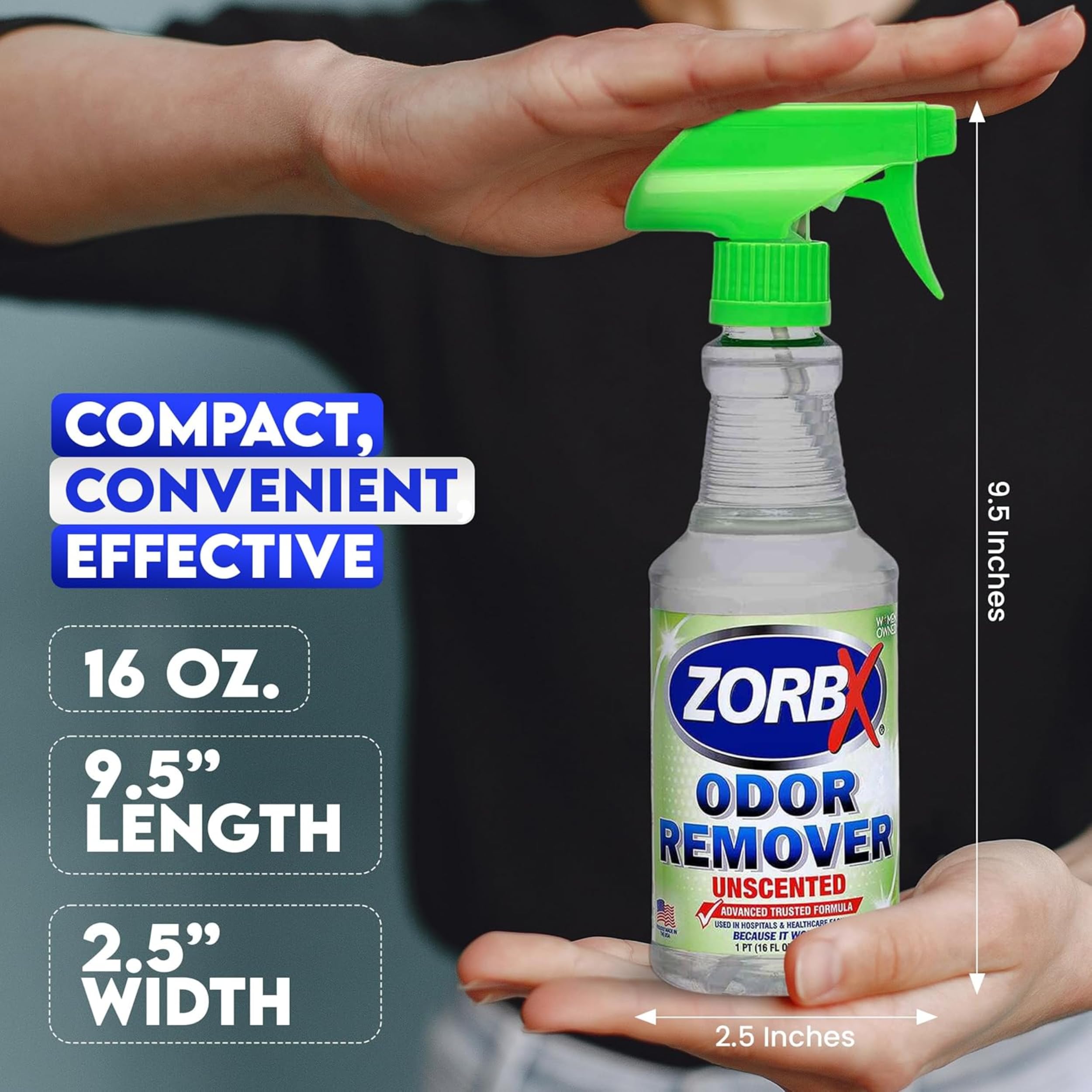 ZORBX targets carpet and rug odors for lasting freshness