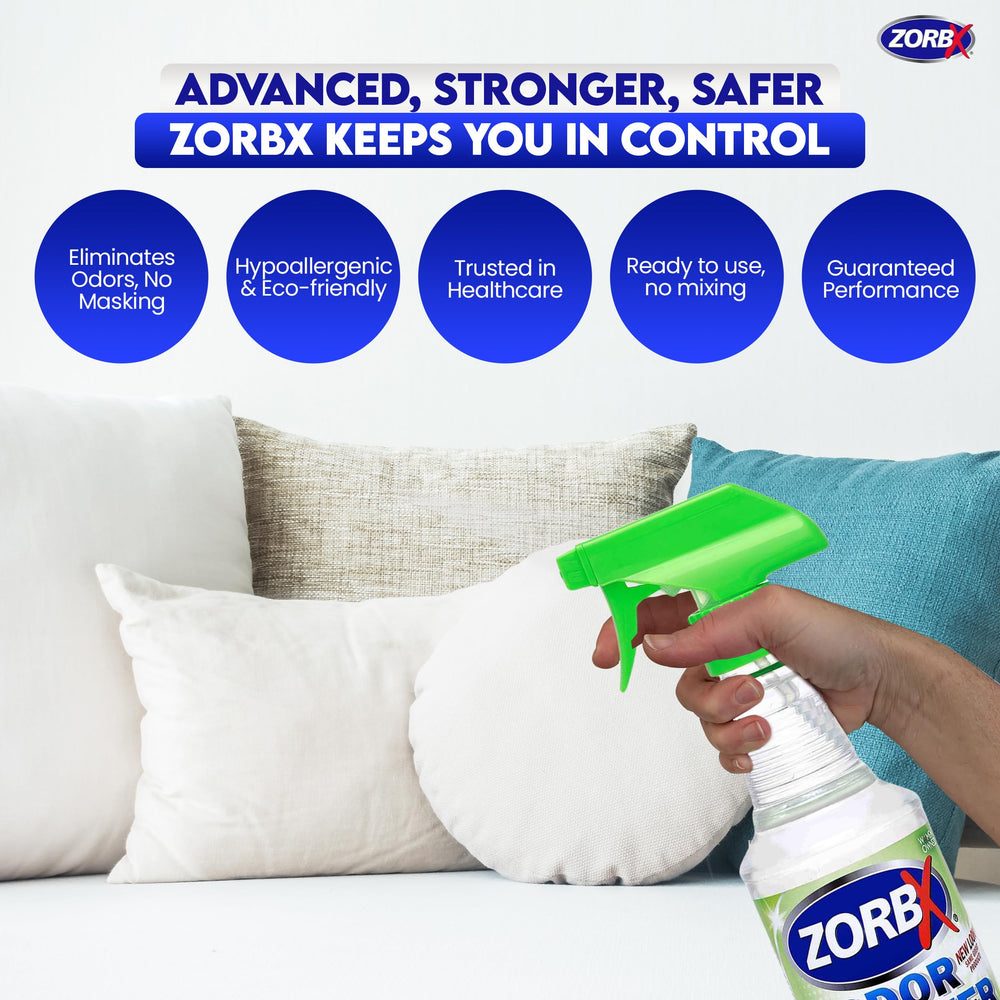 ZORBX eco friendly formula non toxic and safe for interiors